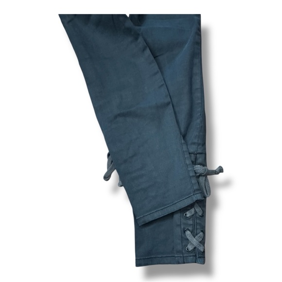 Pilcro And The Letterpress Black Pant Lace Up Ankle Pants Casual Women’s Size 27 - Picture 12 of 16